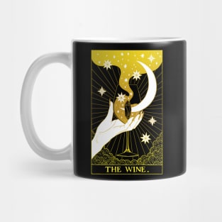 Black and Gold Tarot card The Wine Mug